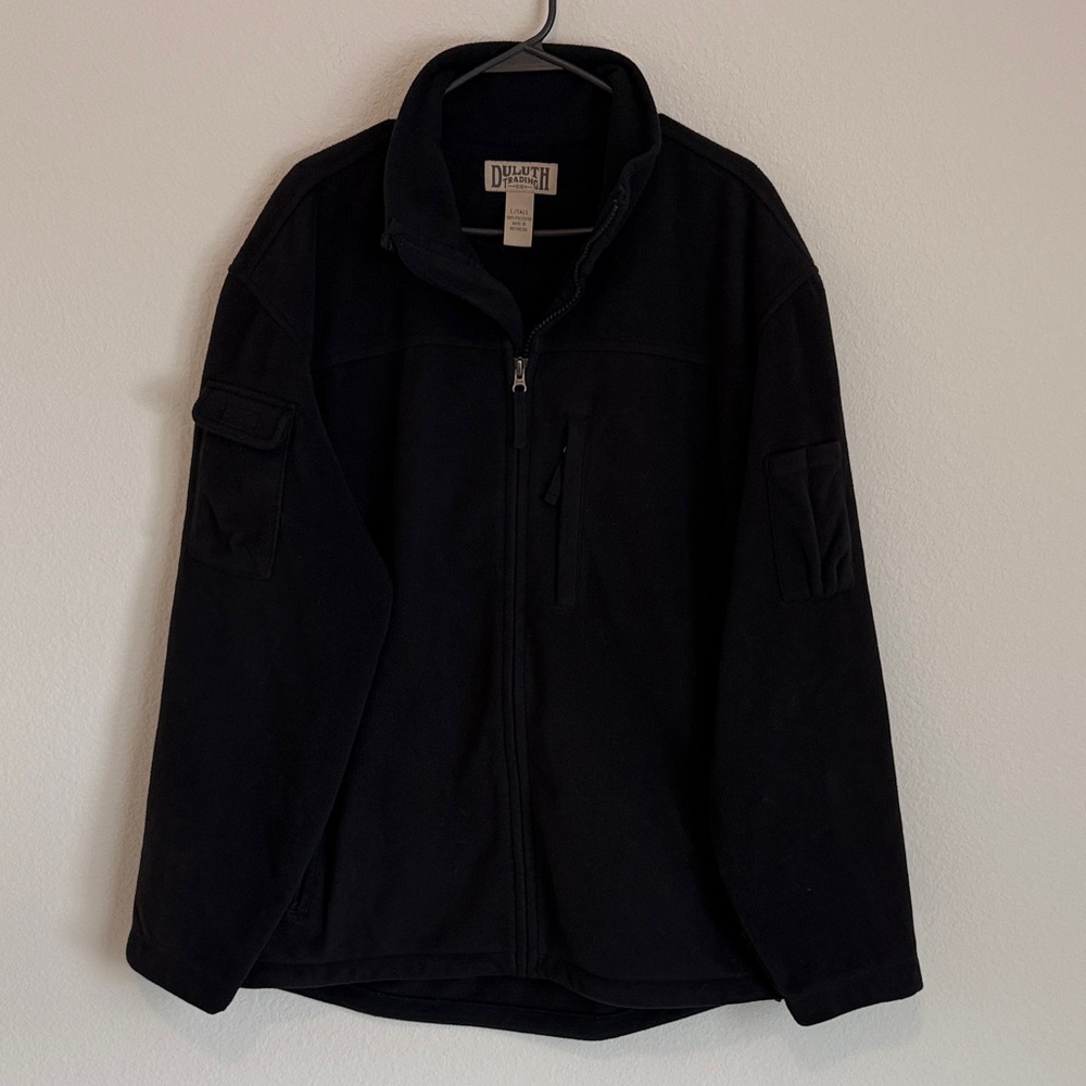 Duluth Trading Co Black Fleece Jacket